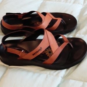 AEROSOFT Sandals Brown size 41 10/11